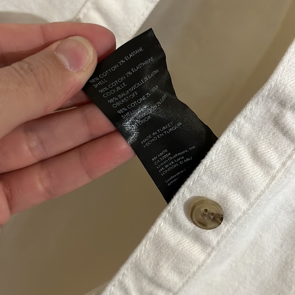 Anthropologie Pilcro White Denim Jean Jacket - Picture 5 of 7